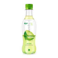 Sparkling fruit lime juice drink 400ml Pet bottle