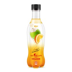 pet bottle 400ml spakling Coconut water orange