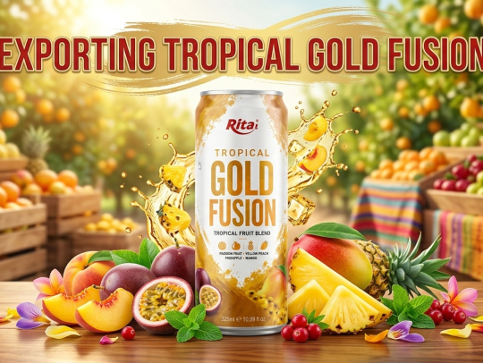 Exporting Tropical Gold Fusion Fruit Blend from Vietnam — A Complete Market Guide