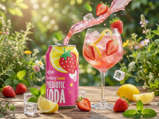 Strawberry Lemon Prebiotic Soda 330ml Short Can Market Trends for Importers and Distributors