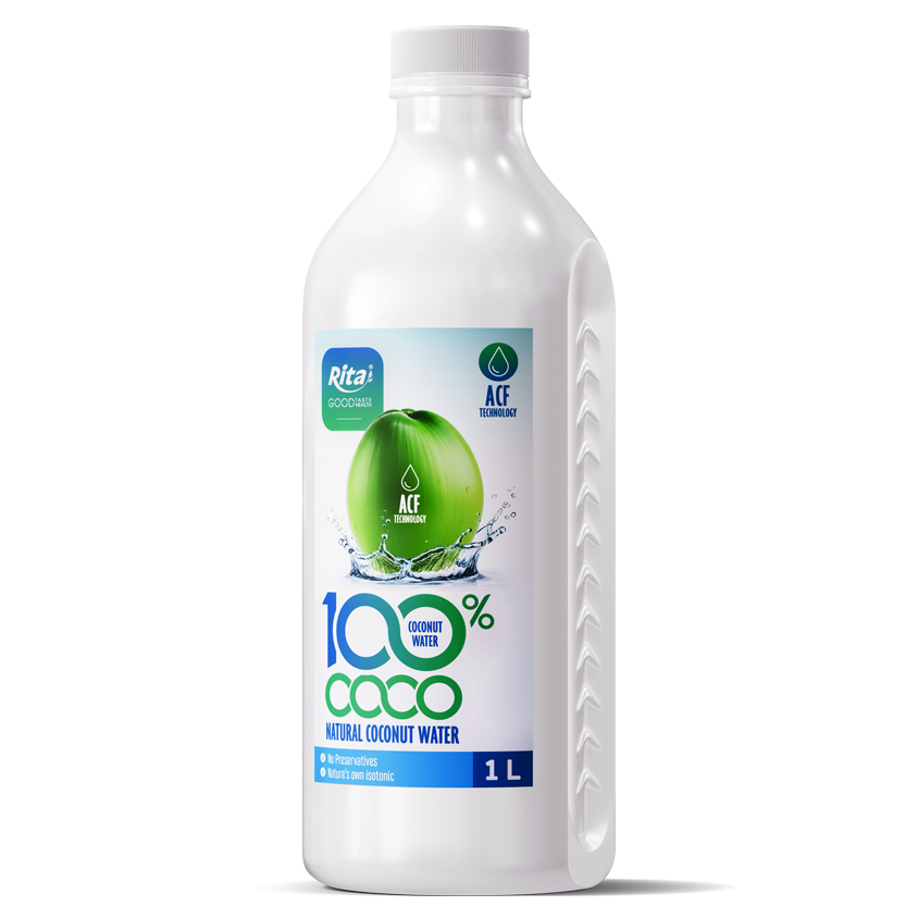 100 COCO natural coconut water 1L PET bottle ACF