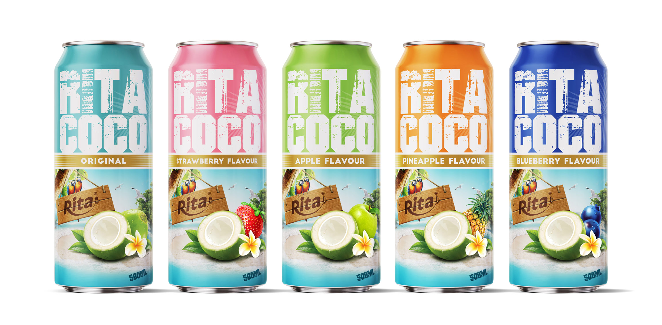 banner rita coconut water drink