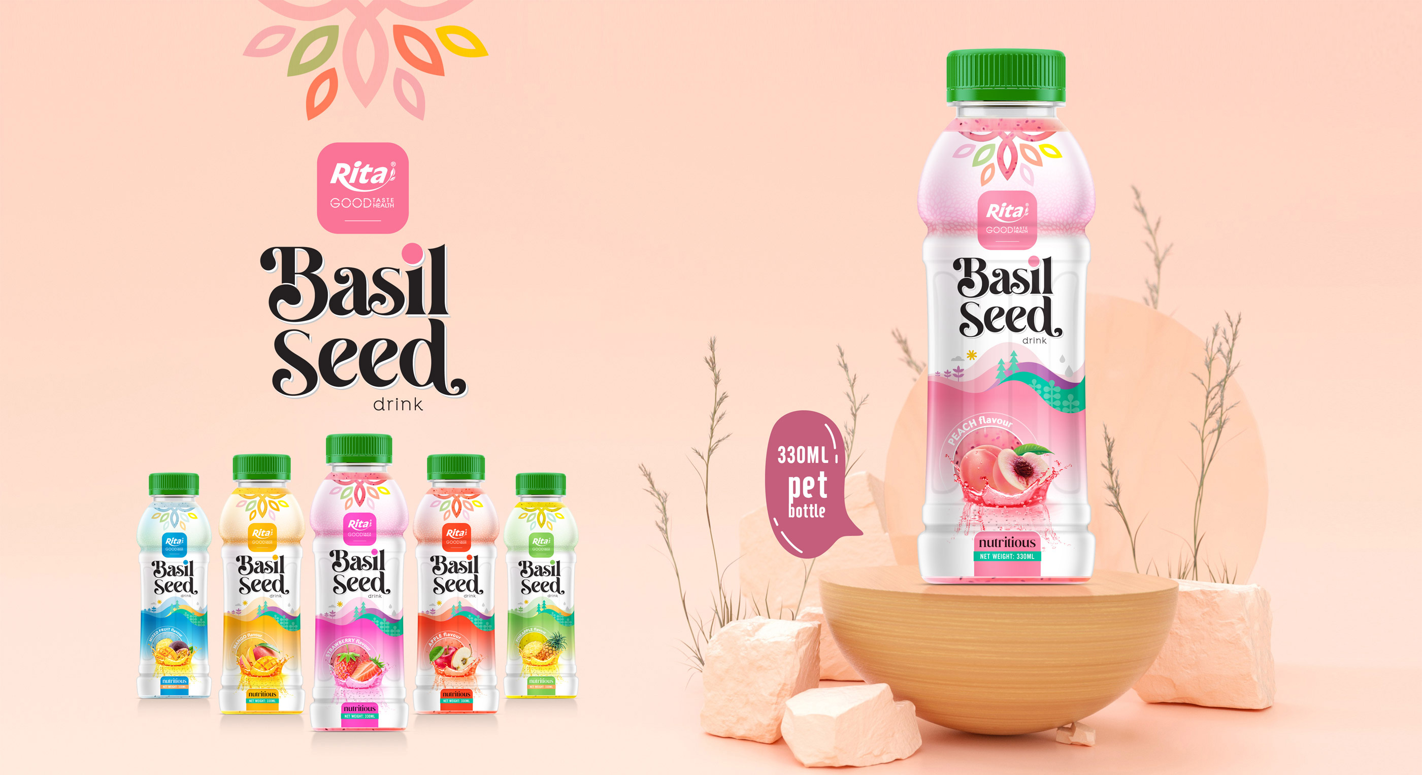 Poster Basil seed 330ml Pet 2B