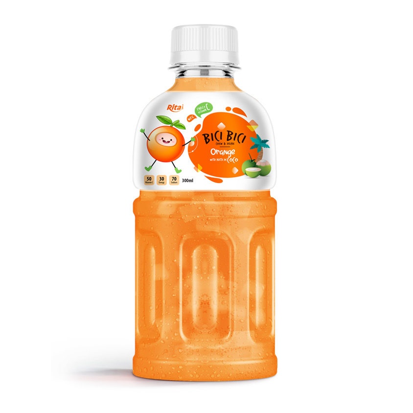 Orange Pet bottle 300ml