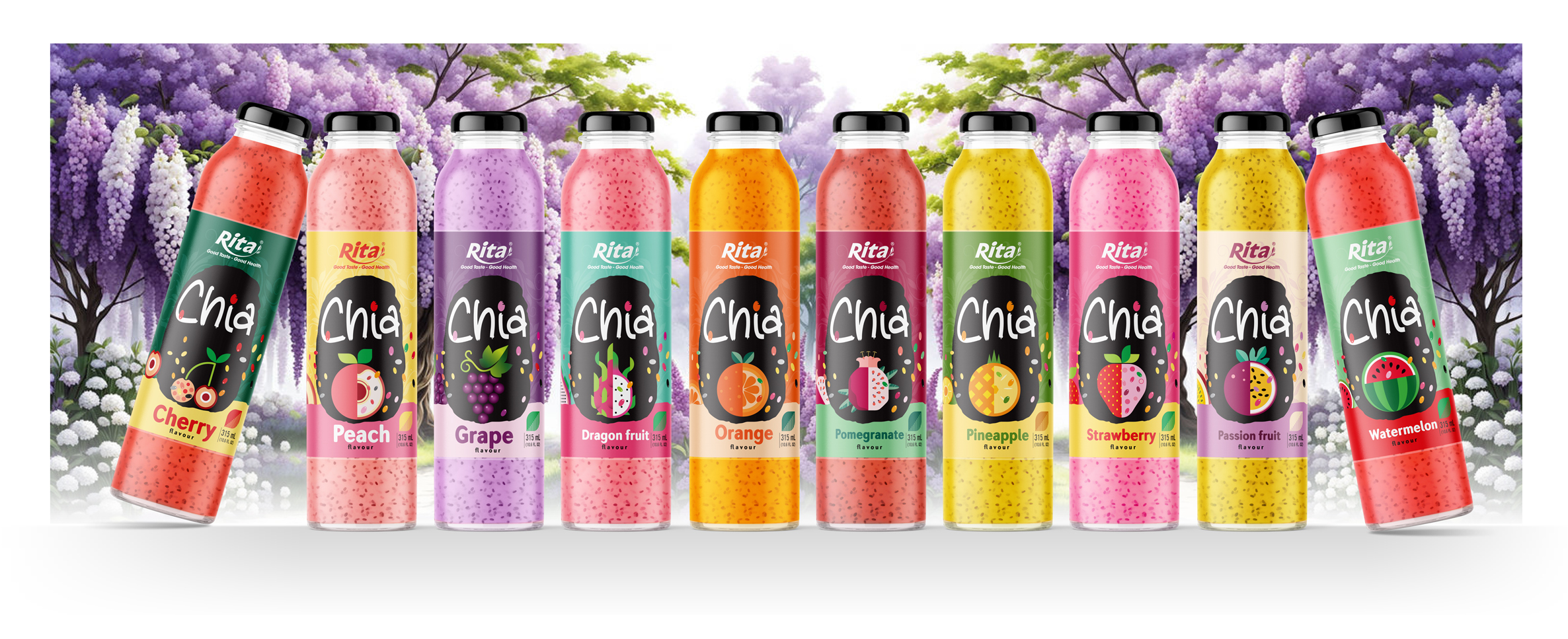 Rita Chia seed mix  fruit juice