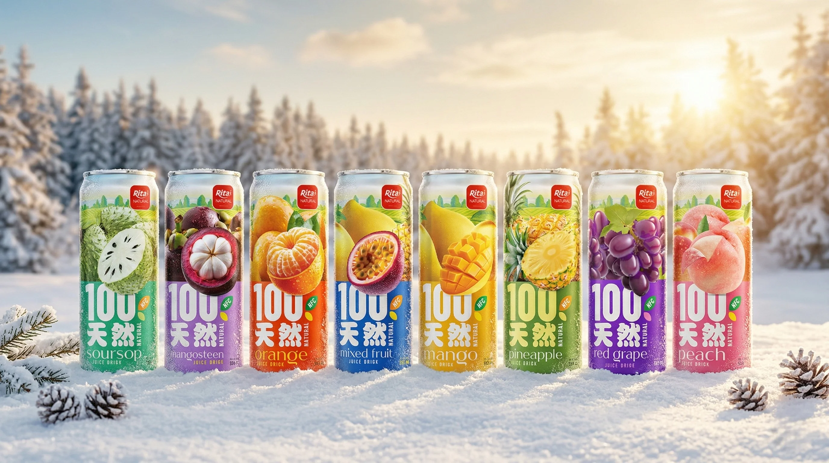 100 fruit jucie sets news 4
