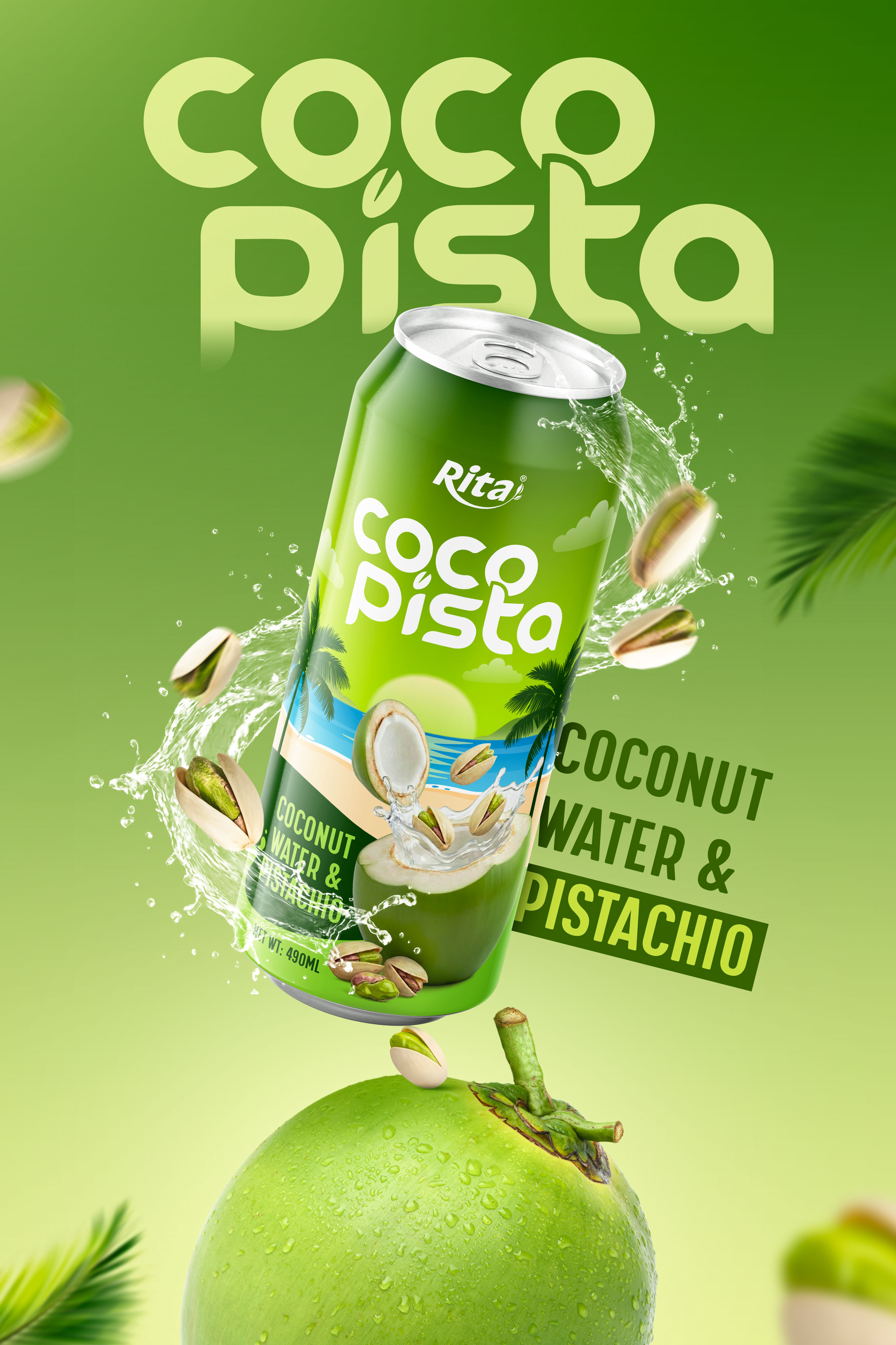 Poster Rita Coco Pista 490ml Can