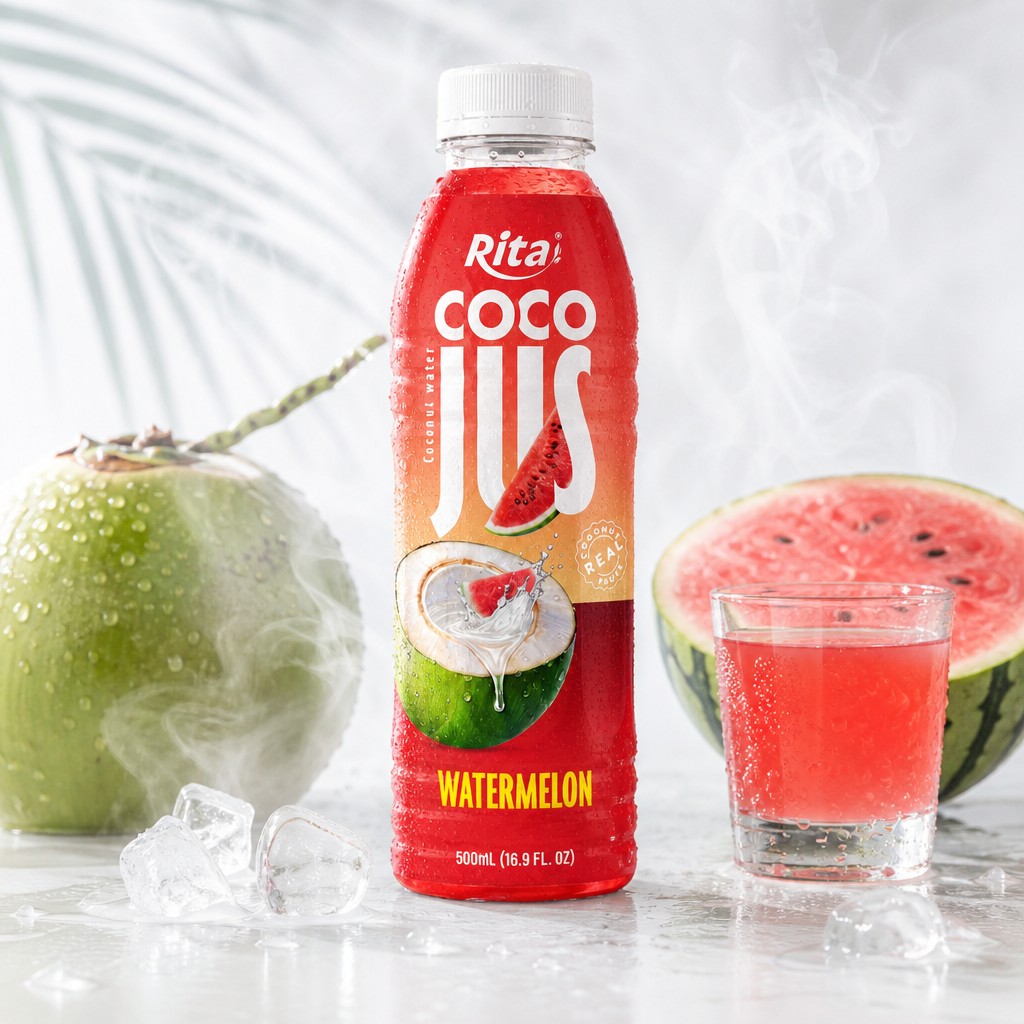 COCO JUS Coconut Water With Watermelon Juice Lands in North America - Image 1