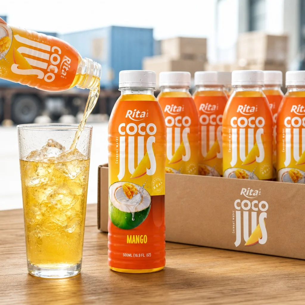 COCO JUS Fuses Coconut Water and Mango Juice for a Tropical Blend - Image 3