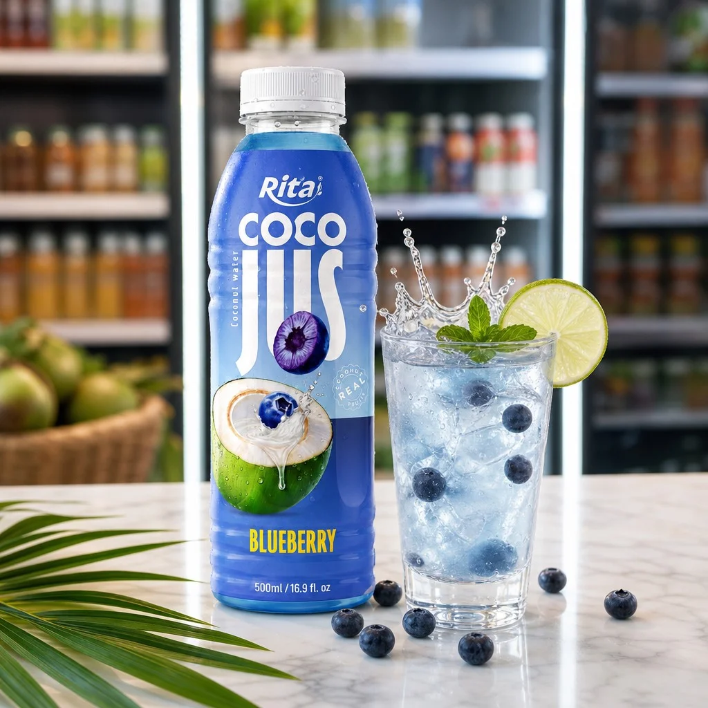 Coco Jus: Rita's Real Coconut Water with Blueberry Juice Hits North American Market - Image 1