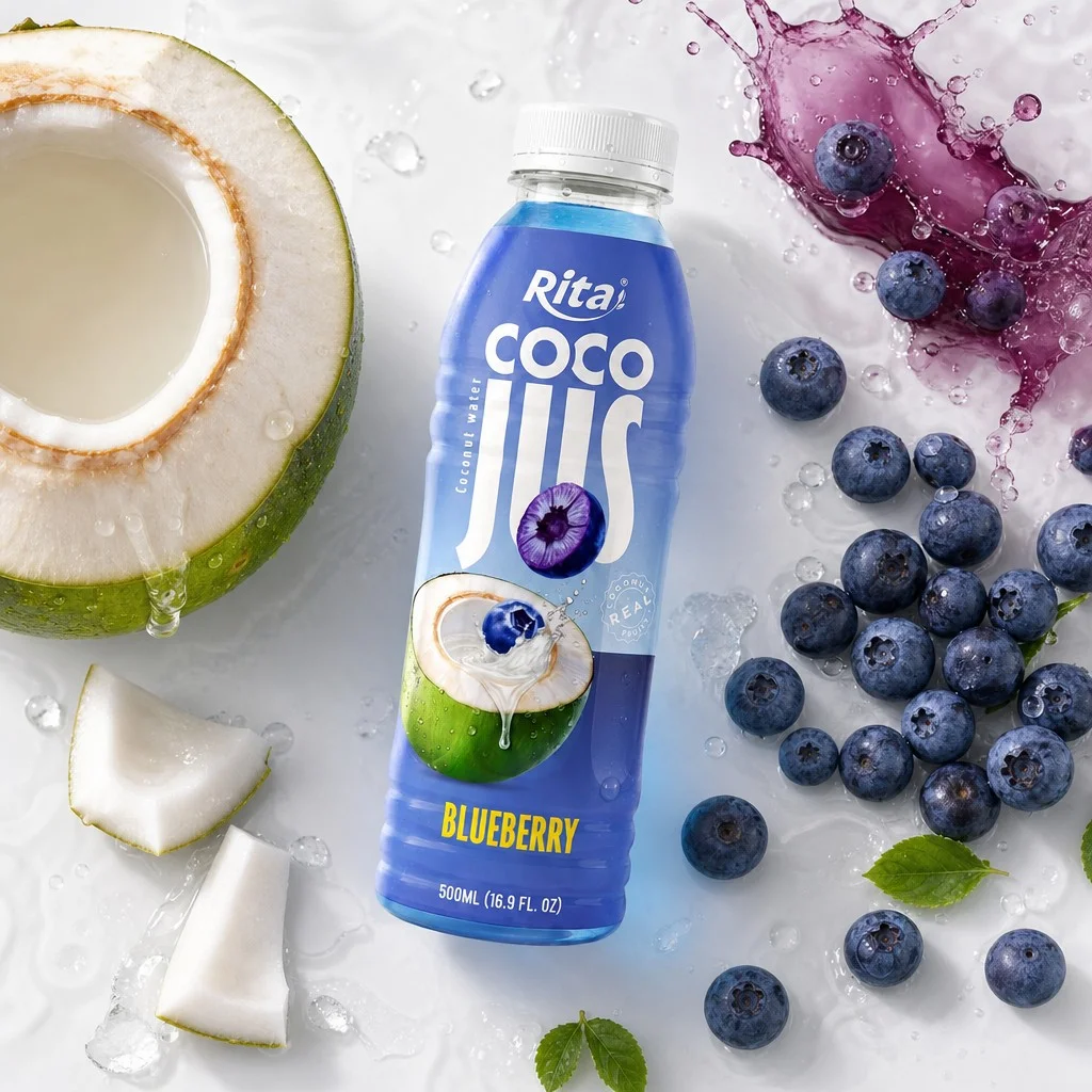 Coco Jus: Rita's Real Coconut Water with Blueberry Juice Hits North American Market - Image 2