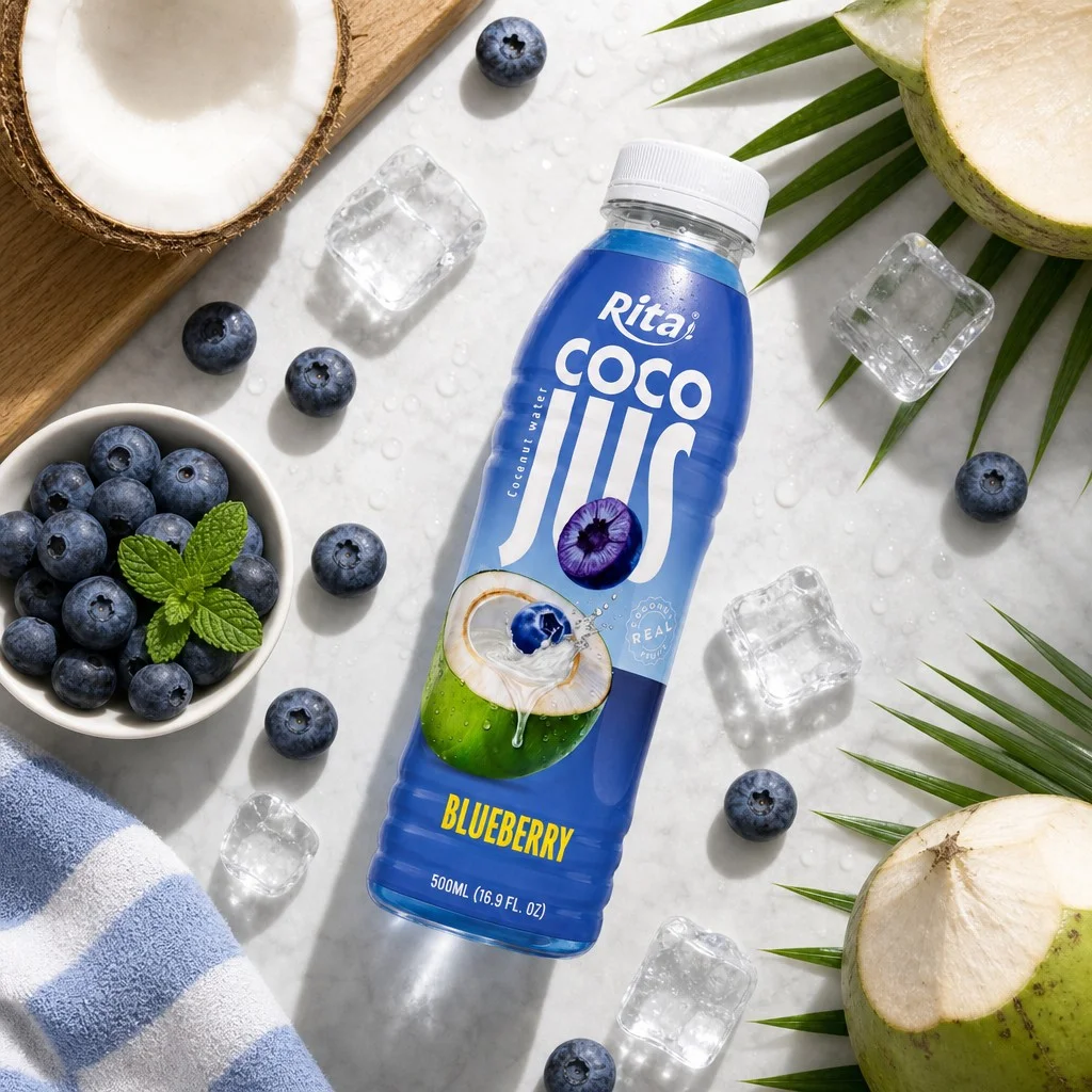 Coco Jus: Rita's Real Coconut Water with Blueberry Juice Hits North American Market - Image 3