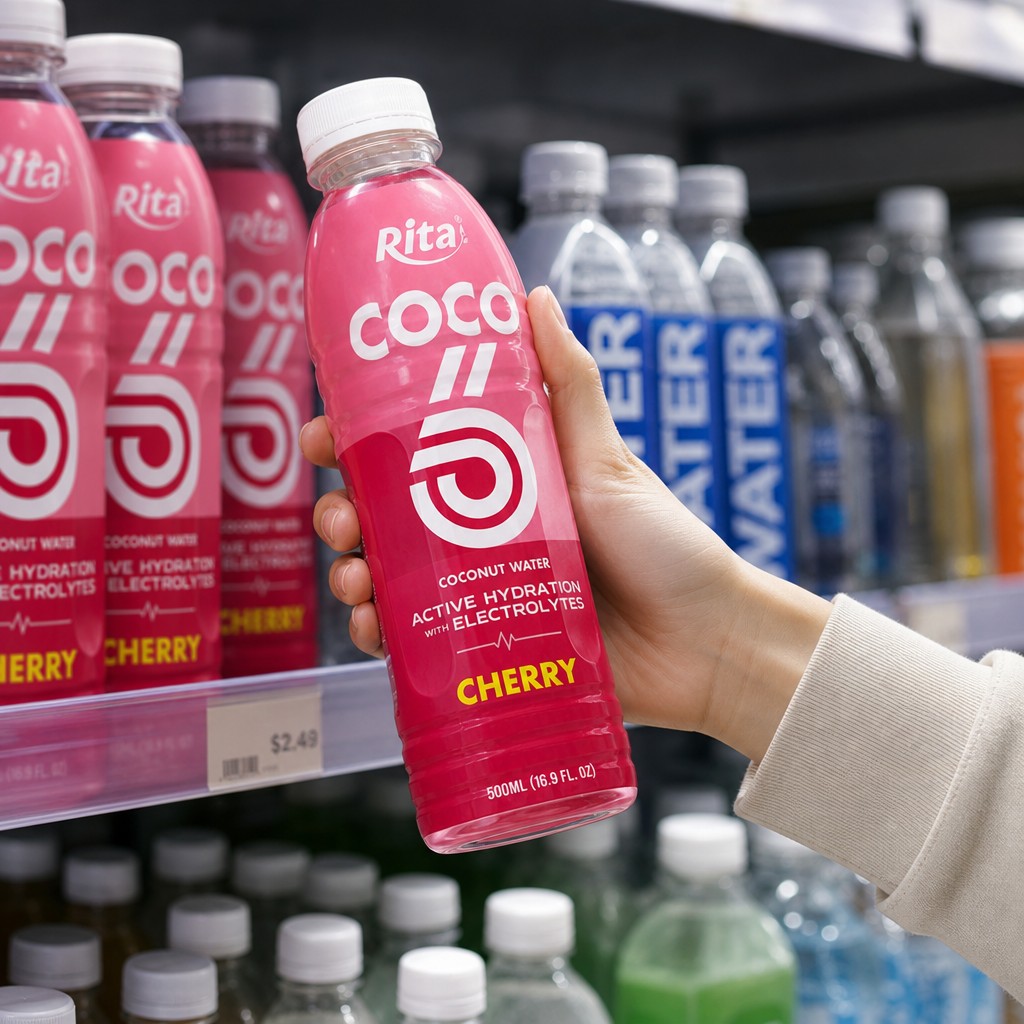 Innovation in Hydration: Cherry Coconut Water with Electrolytes - Image 1