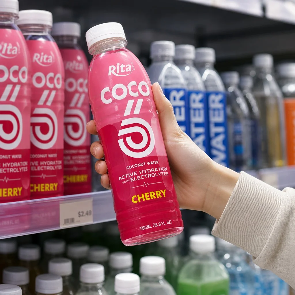 Innovation in Hydration: Cherry Coconut Water with Electrolytes - Image 1