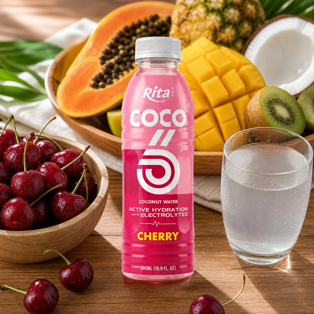 Innovation in Hydration: Cherry Coconut Water with Electrolytes - Image 2
