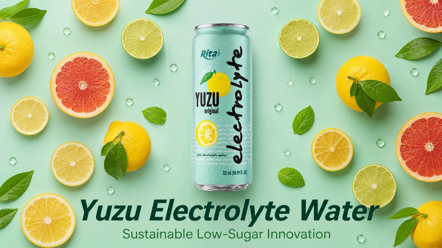 Sustainable Hydration Redefined: Yuzu Electrolyte Water Drink Leads Low-Sugar Beverage Innovation