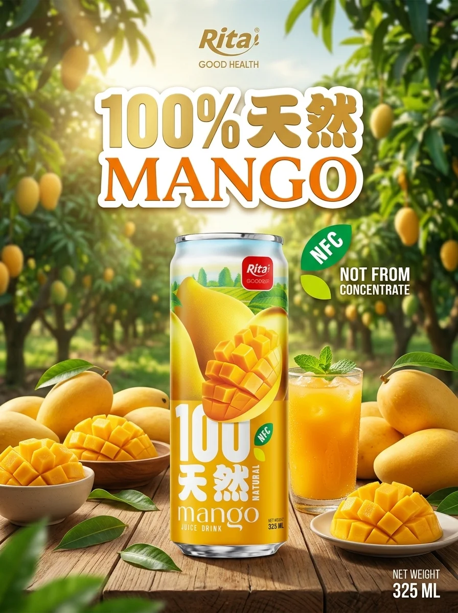 Poster 100 Mango Juice