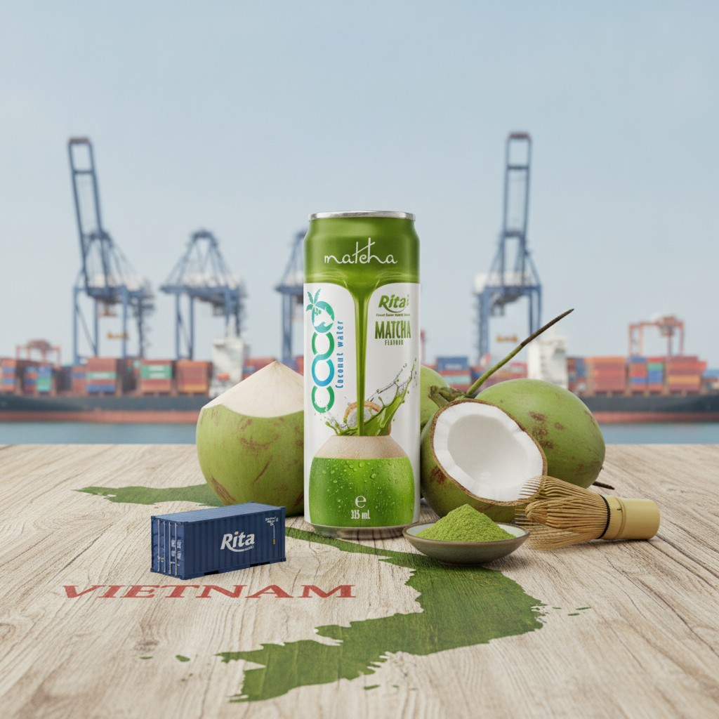 Sourcing Coconut Water With Matcha Flavor from Vietnam: A Supply Chain Overview