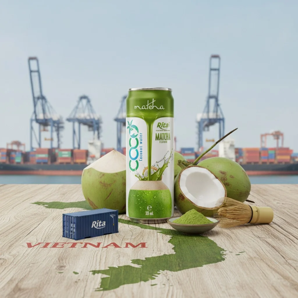 Sourcing Coconut Water With Matcha Flavor from Vietnam: A Supply Chain Overview