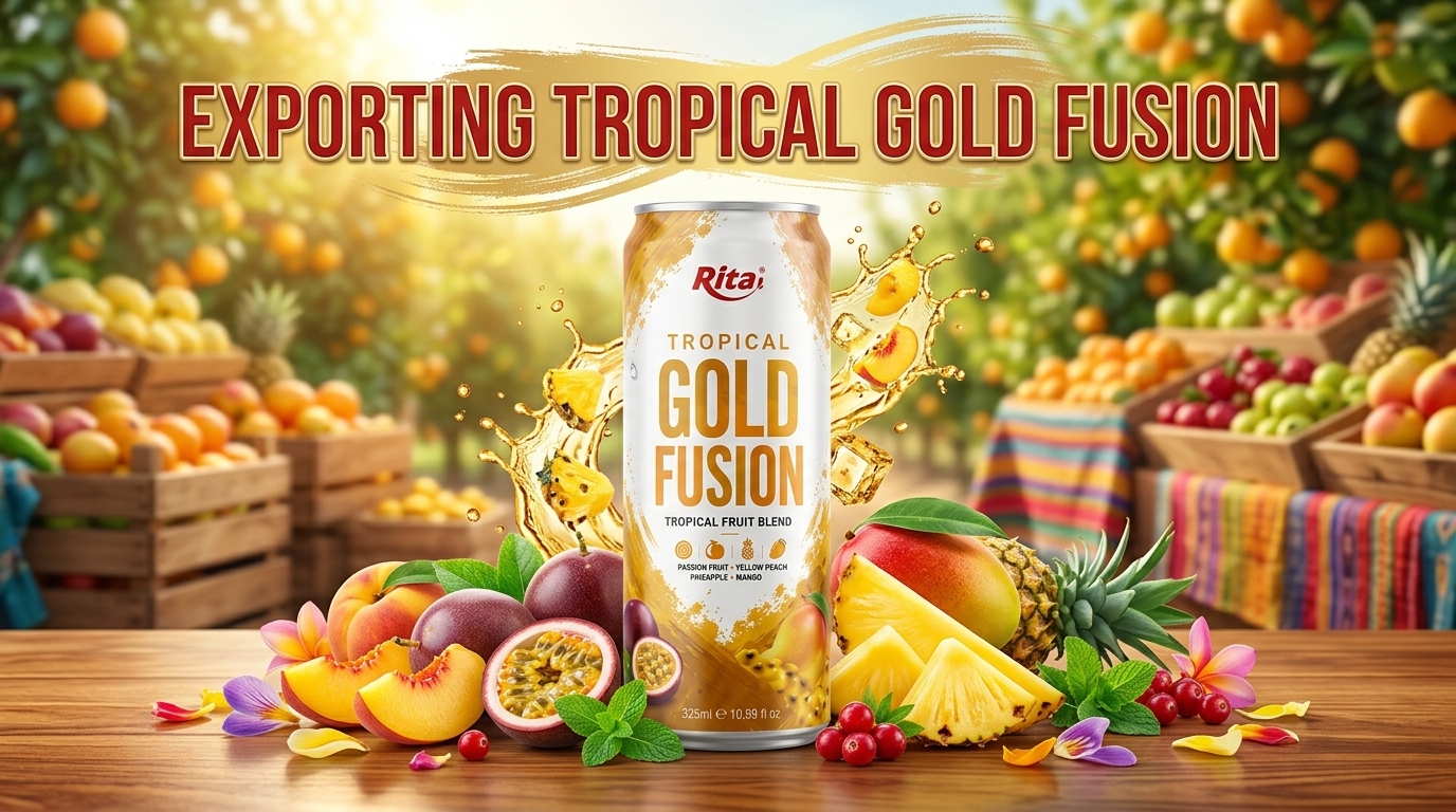 Exporting Tropical Gold Fusion Fruit Blend from Vietnam — A Complete Market Guide