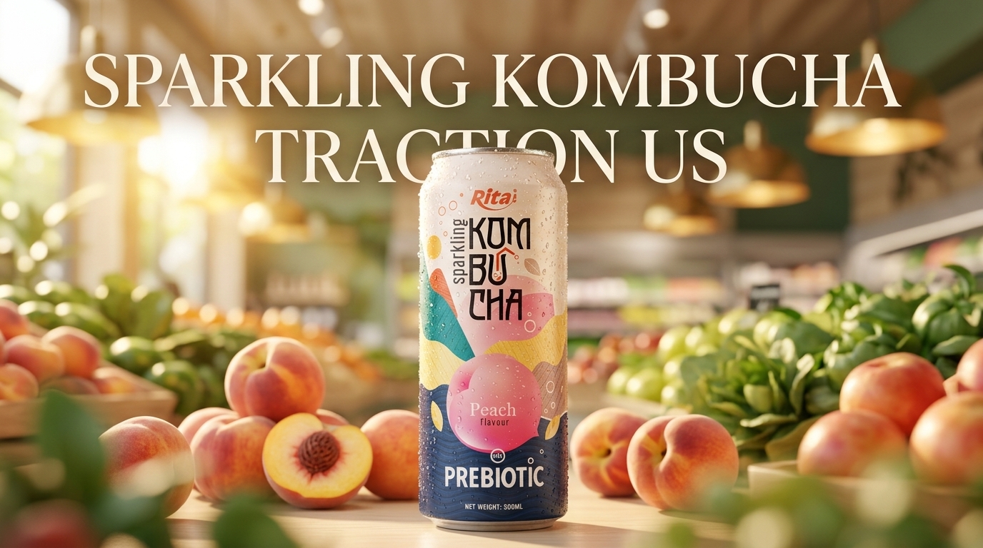 Why Sparkling Kombucha Is Gaining Traction Among US Beverage Distributors