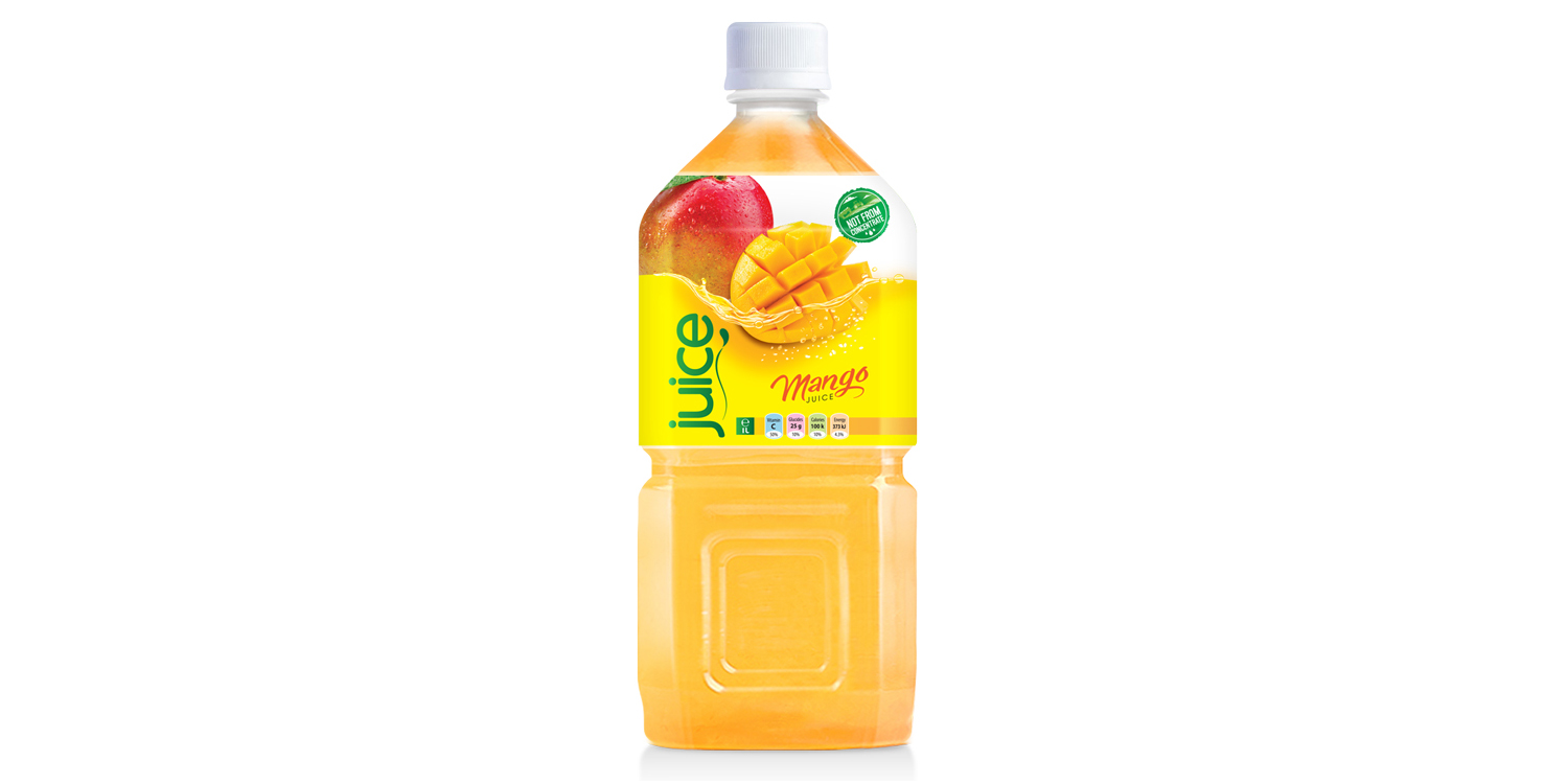 Pure mango juice drink 1000ml pet bottle