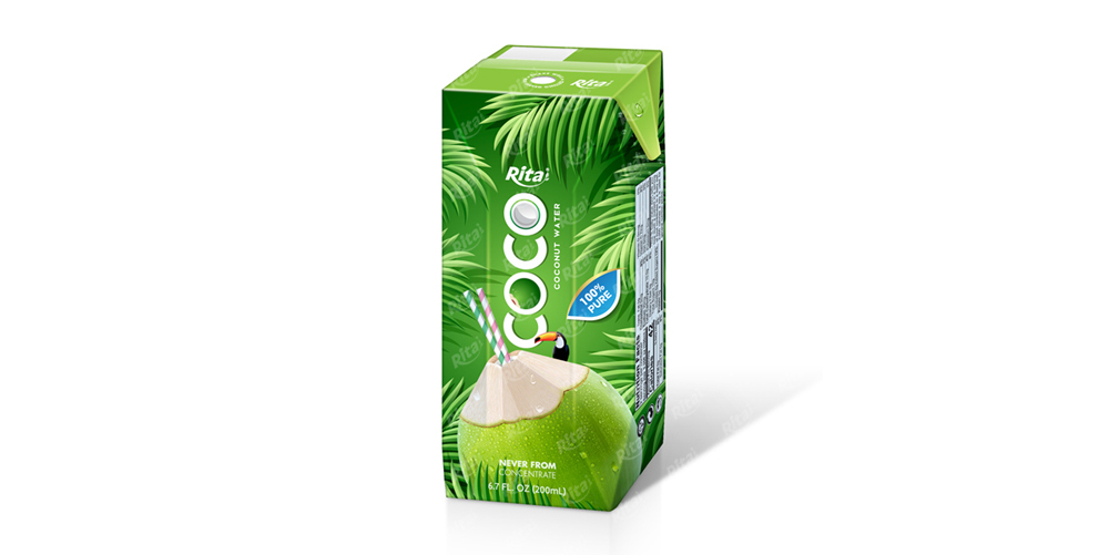 beverage development Coco water 200ml Prisma Tetra from RITA US