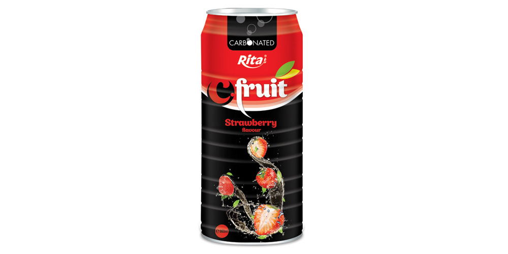 960ml strawberry juice carbonated from RITA US