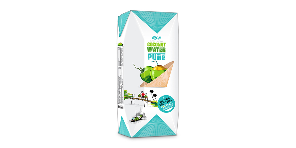 Paper box 200ml Coconut water from RITA US