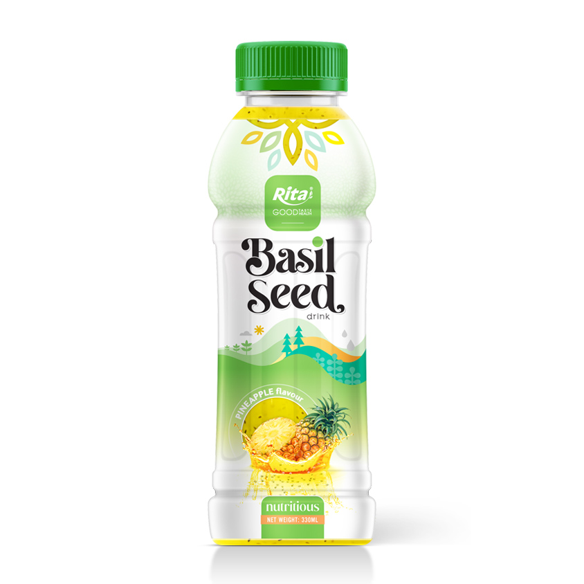 nutritious food Basil seed drink pineapple