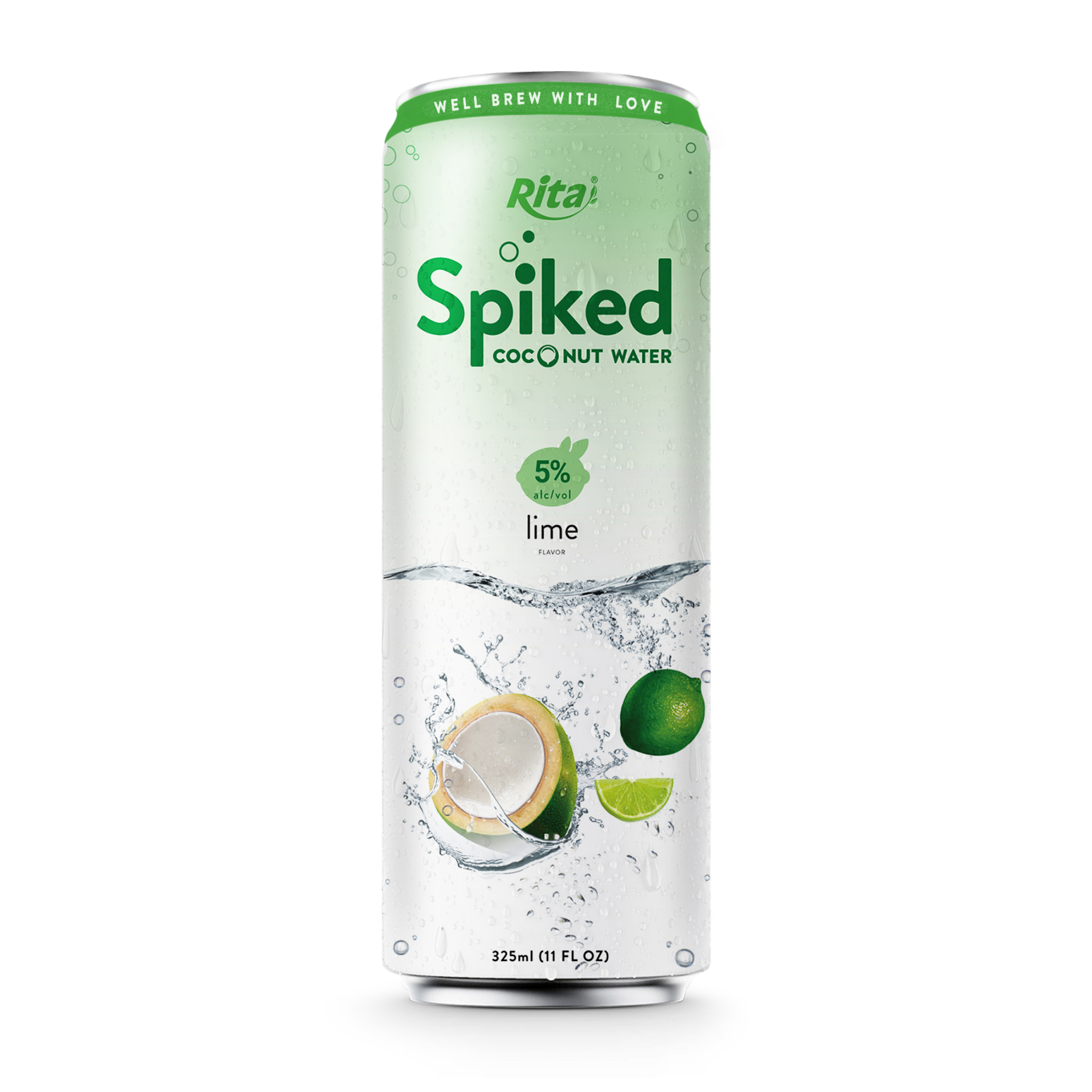 Spiked Coconut Water Lime