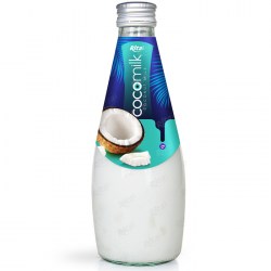 Natural Coconut milk  290ml glass bottle from RITA US