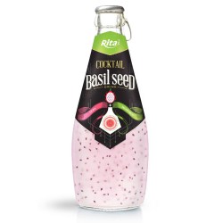 cocktail flavor guava + dragon fruit with basil seed 290ml  from RITA US