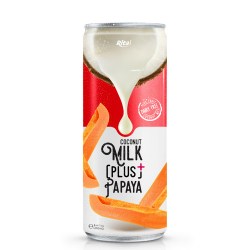 Coco Milk Plus fruit papaya 250ml from RITA US