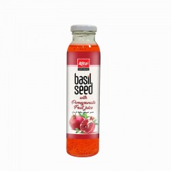 300ml glass bottle Basil seed pomegranate 