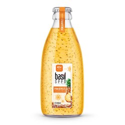 Supplier-fruit-juice-462459070:Basil-seed-pineapple-250ml-glass-bottle