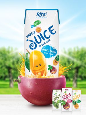 fruit juice in aseptic