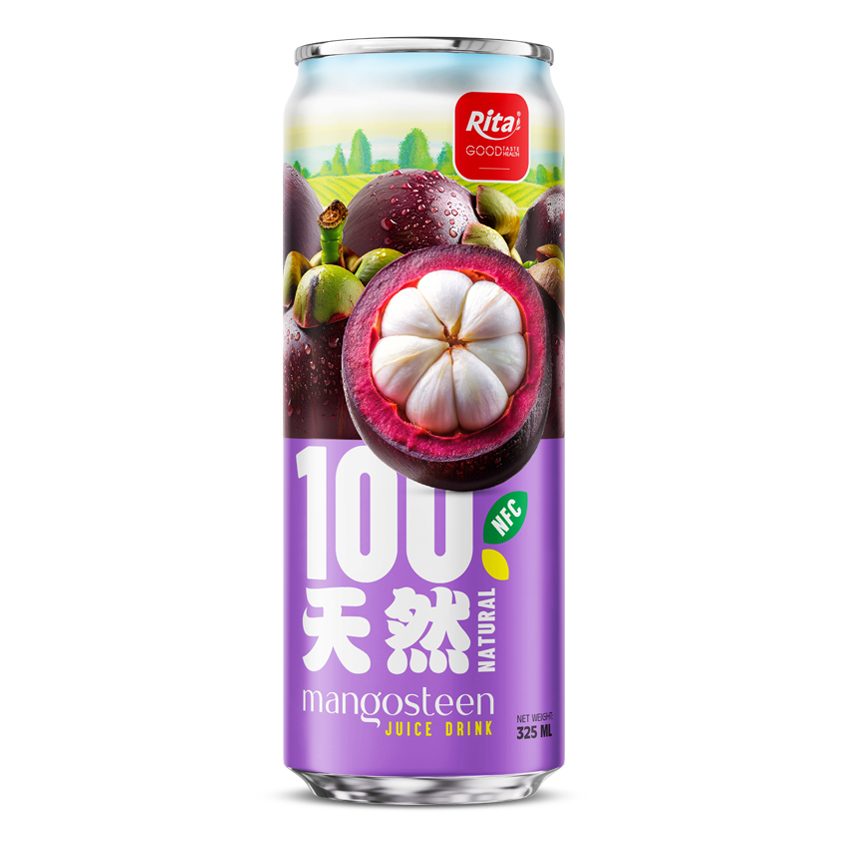 100 natural mangosteen juice drink 325ml sleek can 336