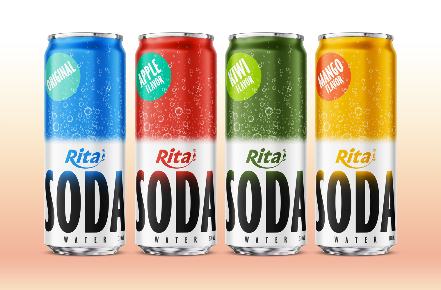 Sparkling Soda Water Drink 320ml Can Poster 2