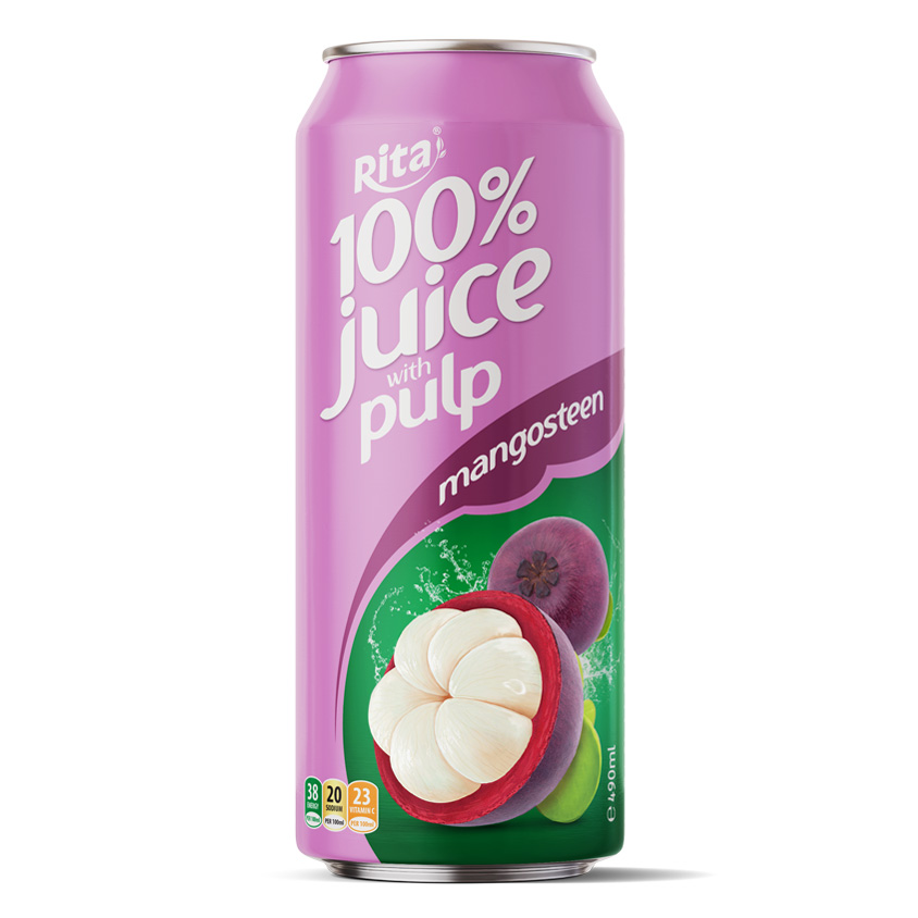 Best Quality 100% Mangosteen Juice With Pulp 500ml Cans