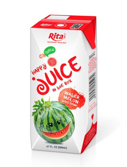 200ml_Paper_Box_NFC_Manufacturer_Beverage_Watermelon_Juice_Drink