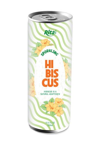 250ml canned Hibiscus sparkling drink