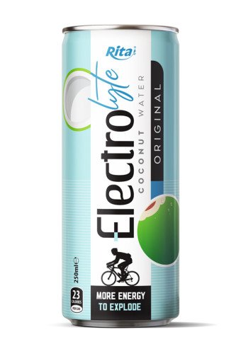 250ml cans Electrolyte Coconut water original