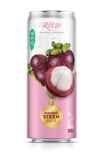 320ml cans pure mangosteen fruit  juice good taste