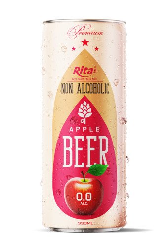 330ml Canned Apple Flavor Non Alcoholic Beer