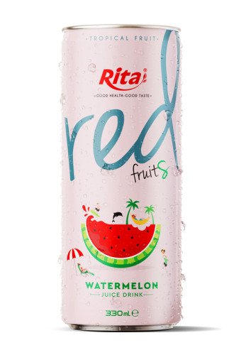330ml Canned Tropical Watermelon Juice Drink