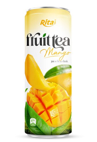 Supplier Mango Tea Drink 330ml Sleek Can