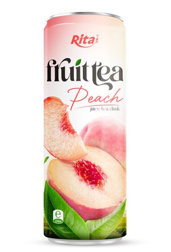 Wholesale Peach Tea Drink 330ml Sleek Can