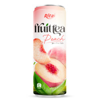 330ml_Sleek_alu_can_Peach_juice_tea_drink