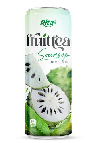 Supplier Soursop Tea Drink 330ml Sleek Can